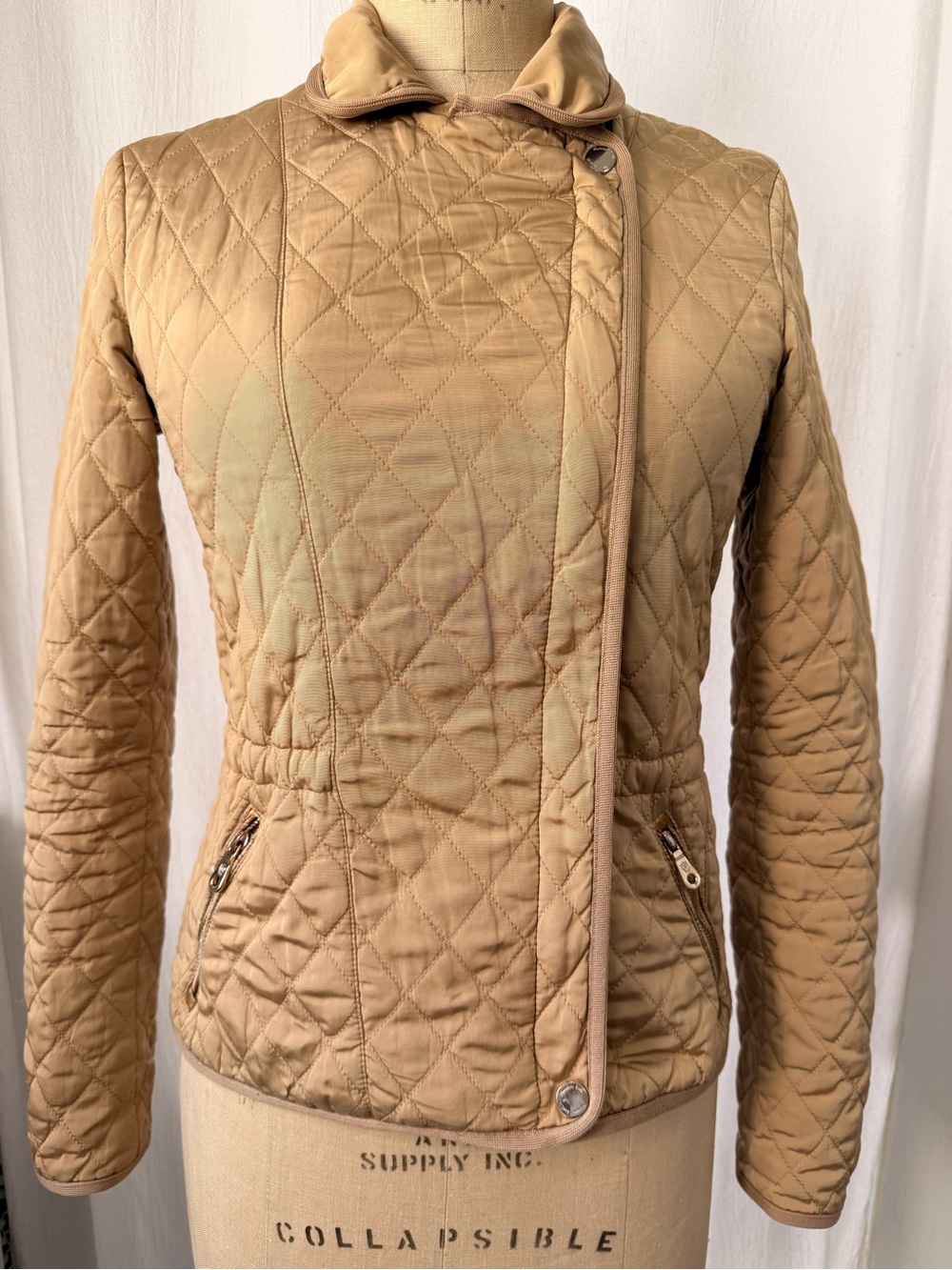Massimo Dutti, Quilted Jacket sz S
